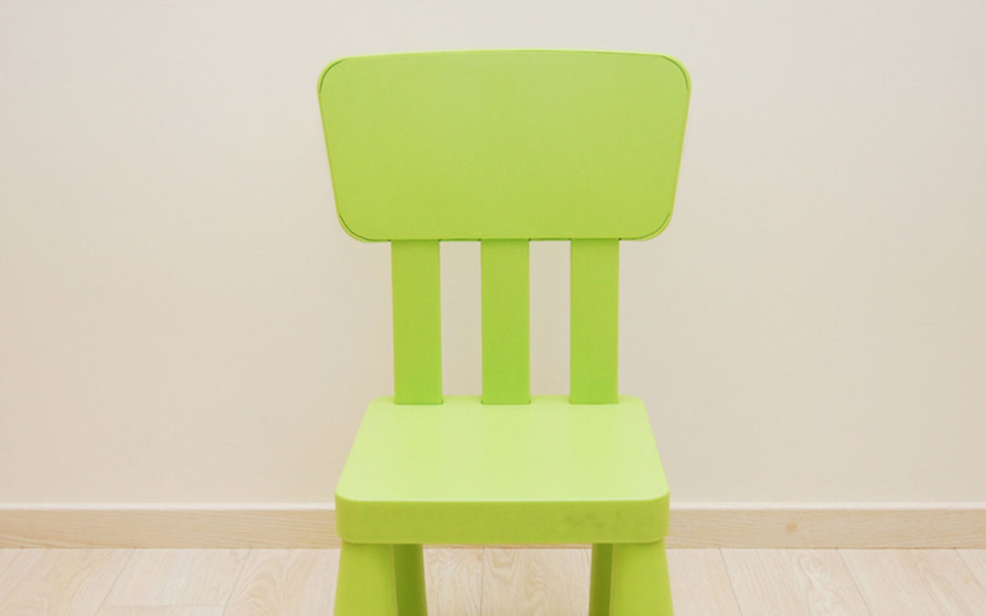 small green children's chair