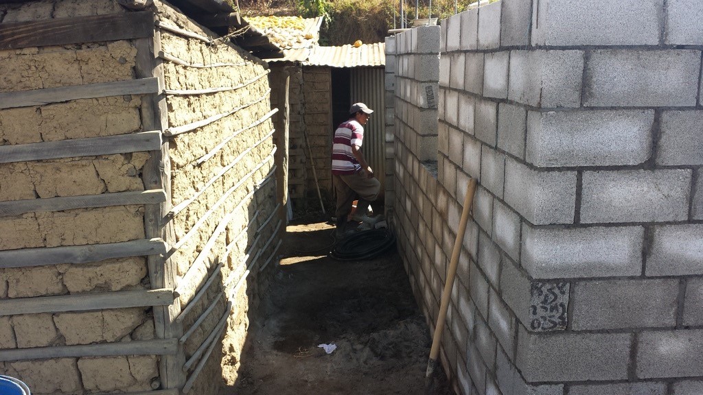 Building homes in Guatemala. Photo by Nancy Becker.