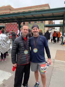 dr miller at the good life halfsy finish line