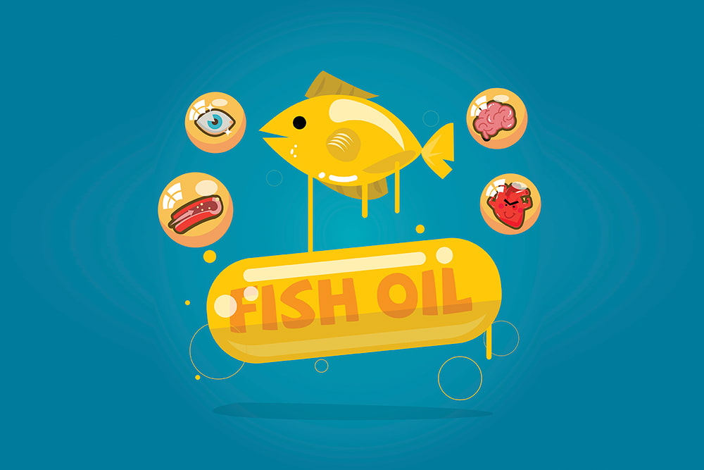 fish oil illustration