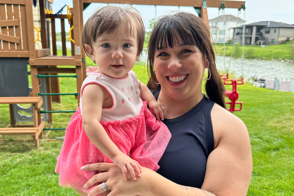 Cassidy and her daughter